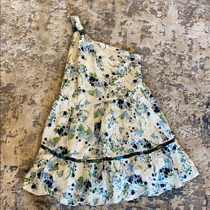 Free People One Shoulder Floral Sundress